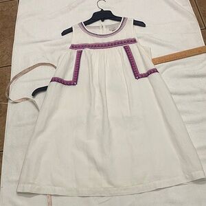 White and Purple Dress